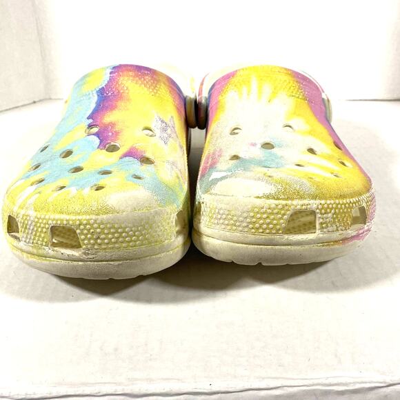 Crocs TieDye Pastel Colors Lightweight Comfort Clog Classic Croc Sz M 5 W 7 - Picture 12 of 12